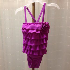 1989 Place 9-12 mo. bathing suit Lavender